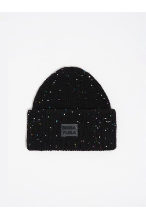 [25FW] 블랙 멀티컬러 스팽글 비니 B256AIH011BKB