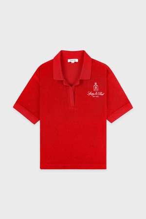 [공식] 스포티앤리치 벤돔 테리 폴로 레드 R255AW2014_RED-a