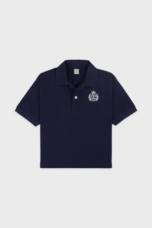 [공식] 스포티앤리치 H&W 크레스트 피케 폴로 네이비 R255AW2006_NAVY-a