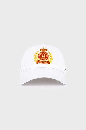 [공식] 스포티앤리치 H&W 크레스트 캡 화이트 R255AIH003