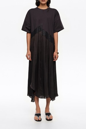 [26SS]빔바이롤라 어시메트릭 드레스 - 블랙 B265AWO002BKB