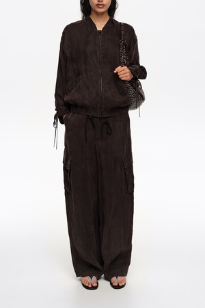 [26SS]빔바이롤라 플루이드 카고 트라우저 - 워시드 블랙 B265AWP001BKA