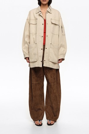 [26SS]빔바이롤라 멀티 포켓 코튼 재킷 - 오프화이트 B265AWJ001WHB