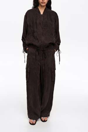 [26SS]빔바이롤라 플루이드 봄버 재킷 - 워시드 블랙 B265AWU001BKE