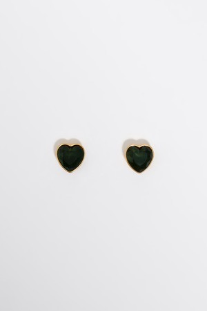 [26SS] 빔바이롤라 크리스탈 하트 이어링 - 블루 B265AIW011BLF