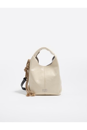 [26SS] 빔바이롤라 크림 레더 미니 페이퍼백 - 아이보리 B265AIB008IVF