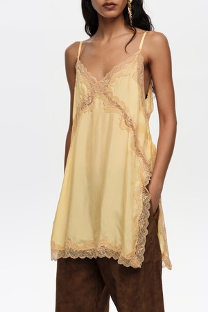 [26SS] 빔바이롤라 롱 워시드 란제리 탑 - 옐로우 B265AWB022YEB