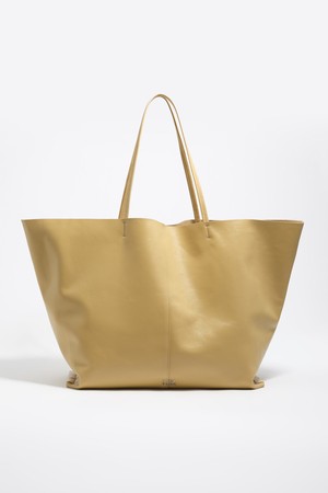 [26SS]빔바이롤라 레더 페이퍼 쇼퍼백 맥시 - 베이지 B265AIB009BEF