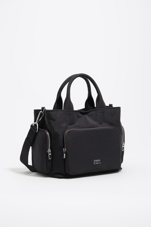 [26SS]빔바이롤라 나일론 포켓백 미디엄 - 블랙 B265AIB032BKF