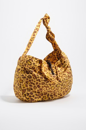 [26SS]빔바이롤라 레오파드 나일론 쇼퍼백 라지 - 옐로우 B265AIB046YEF