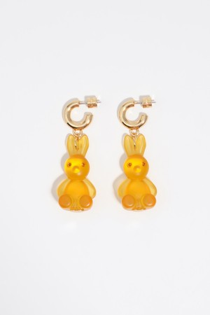 [26SS]빔바이롤라 래빗 후프 이어링 - 오렌지 B265AIW014ORF