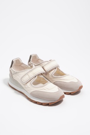 [26SS] 빔바이롤라 나일론 13 08 스포티 발레리나 스니커즈 - 화이트 B265AIS012IV4