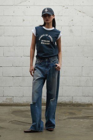 Loose Fit Denim  (W)_Indigo [KR265PWN451]