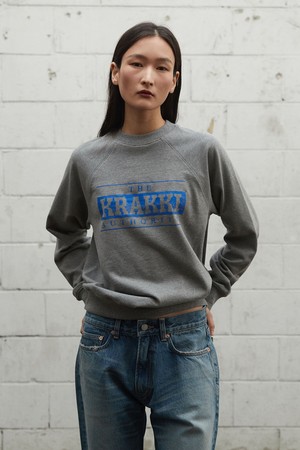 Box Logo Sweatshirt_MGray [KR265PUW401]