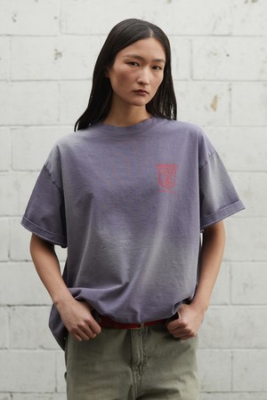 flag Logo Tee_Purple [KR265PUT432]