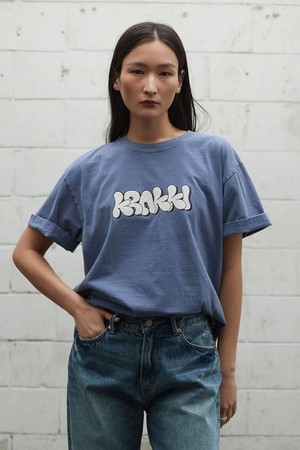 Round Logo Tee_Blue [KR265PUT422]