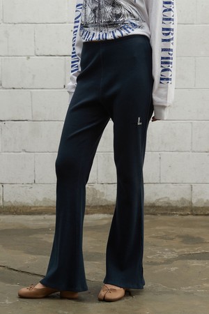 [Women] Ribbed Training Pants_Navy [KR265PWP407]