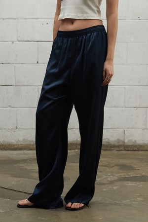 Satin Pants_Black [KR265PUP403]