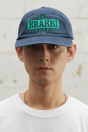 [Unisex] Box Logo Cap 02_Navy [KR269POH411]