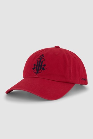 [Unisex] Initial Logo Cap 01_Red [KR269POH403]