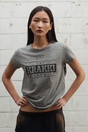 BOX Logo Tee (W)_Grey [KR265PWT472]