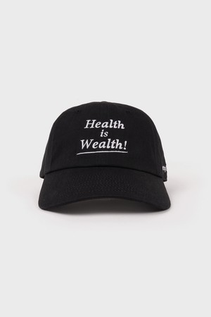[공식] 스포티앤리치 Health is Wealth 캡 - 페이디드 블랙 R265AOH008