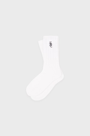 [공식] 스포티앤리치 SRC 립 양말 - 화이트 R265AOC008