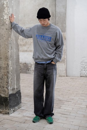 [Men] Loose Fit Denim Pants_Black [KR266PMN952]
