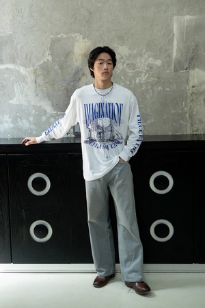 [Men] Loose Fit Denim Pants_Blue [KR266PMN951]