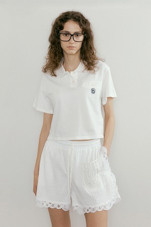 Santos PK T-shirt White