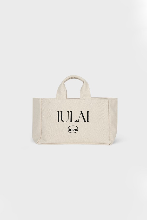 IULAI - 토트백 - Paper cotton bag Black