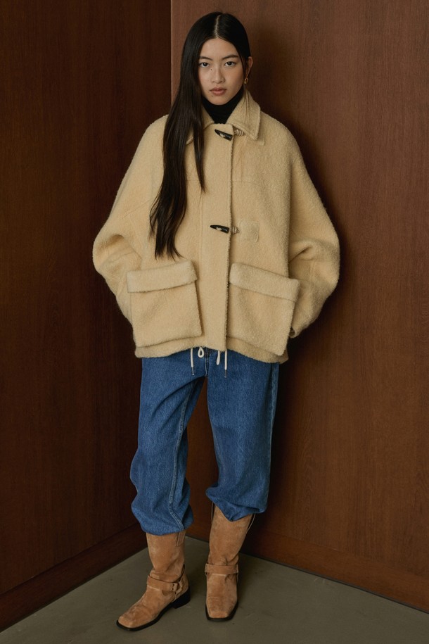 IULAI - 자켓 / 점퍼 - Figure jumper Butter beige