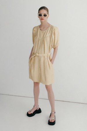 Isabelu dress Butter yellow