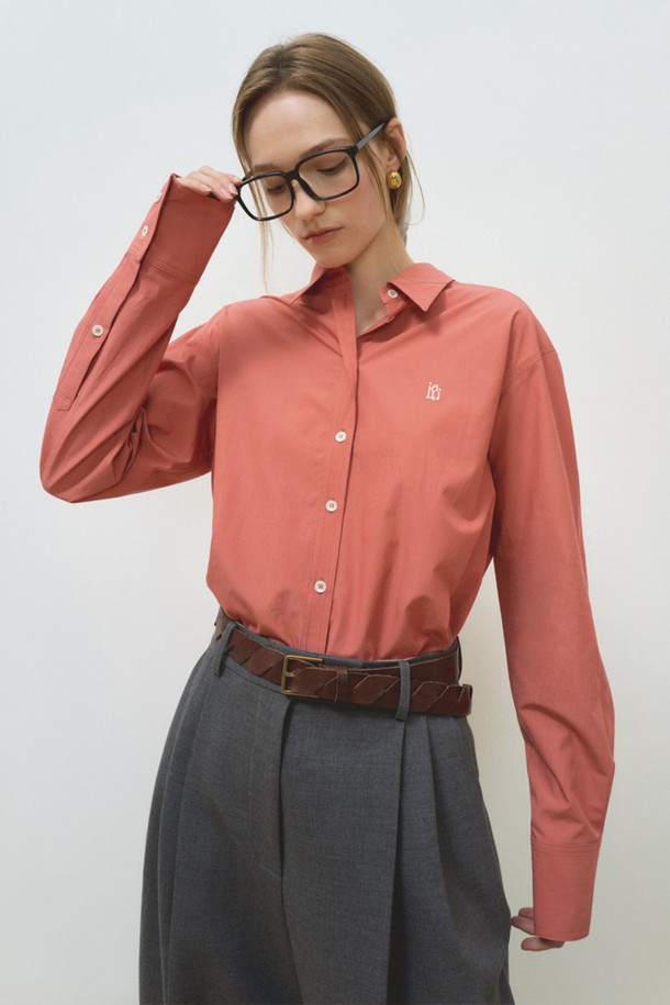 IULAI - 셔츠 - Standard shirt Rose brick