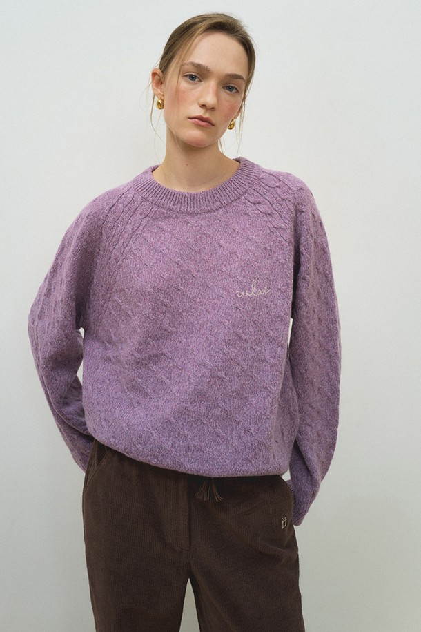 IULAI - 스웨터 - Peru pullover Lavender