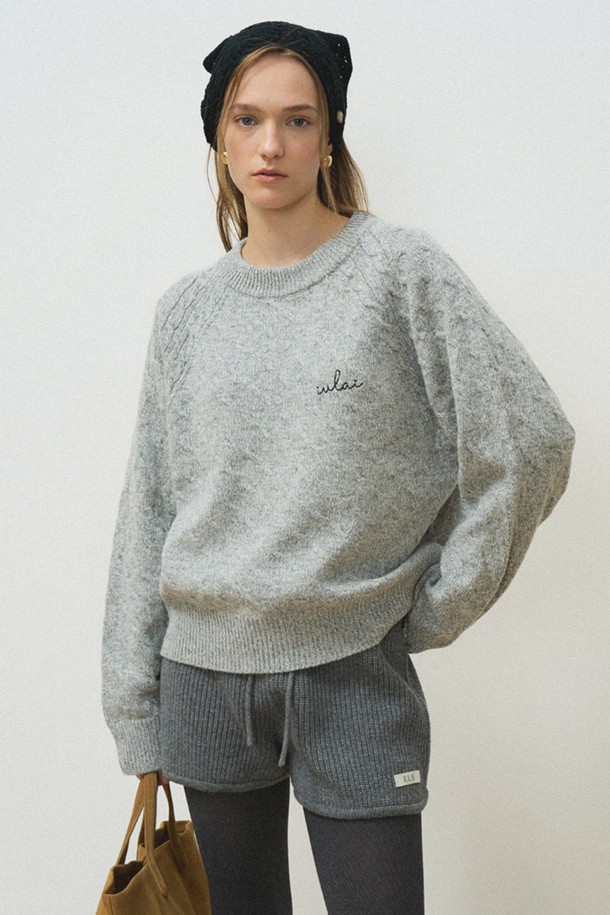 IULAI - 스웨터 - Peru pullover Grey