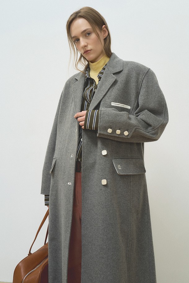 IULAI - 코트 - Mori coat Grey