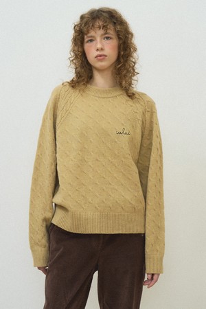 Peru pullover Mustard beige