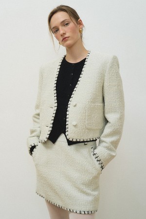 Berry berry jacket White