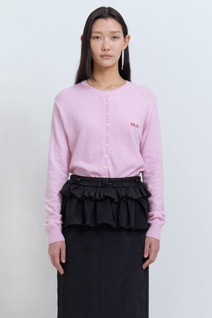 Furring cardigan Pink