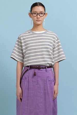 Momo stripe T Grey