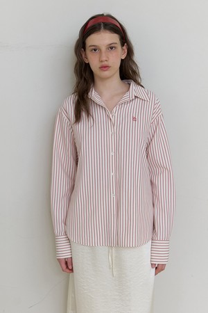 Red standard shirt red stripe