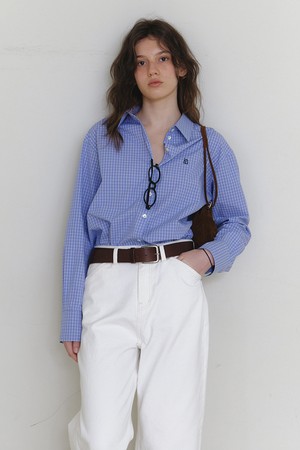 Bony standard shirt Blue check