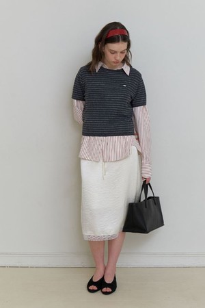 moss pearl skirt cream