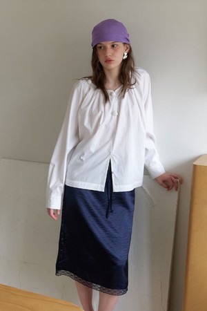 moss pearl skirt navy