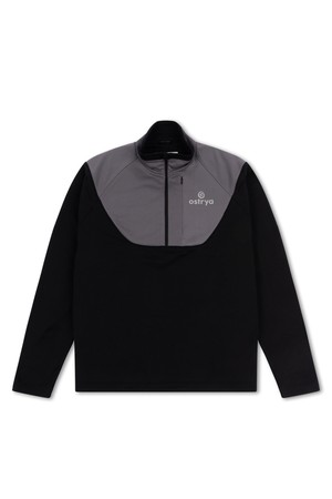 Rove Half Zip Tech Fleece Charcoal