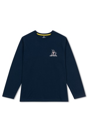 Lynx Long Sleeve Equi-Tee Navy