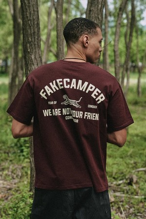 타이거 오리지널 빈티지 반팔티셔츠 [WINE]