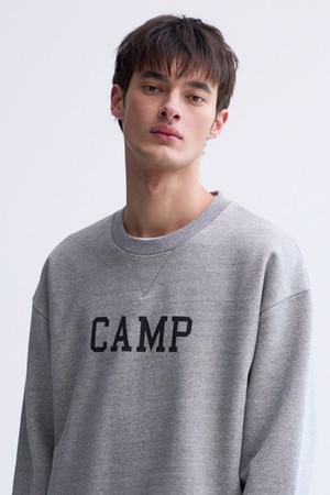 캠프 로고 맨투맨 [GREY]