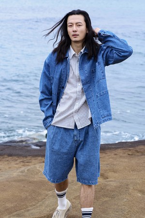 워크 썸머 데님 팬츠 [BLUE]